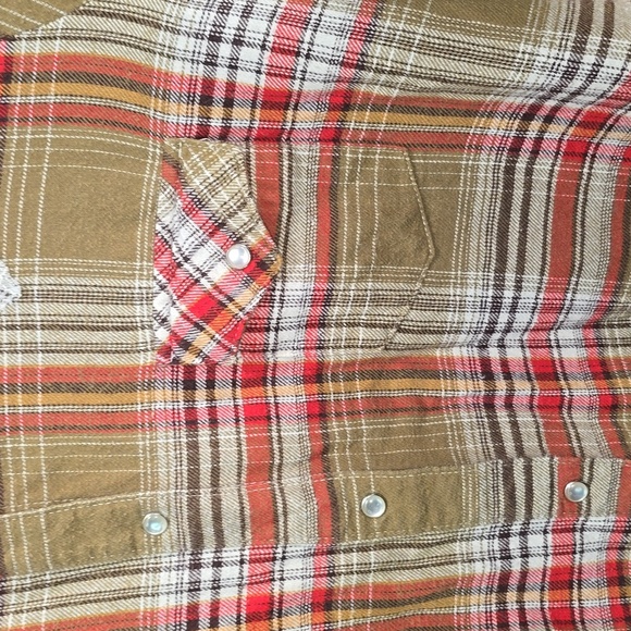 Vintage Wrangler Wrancher Lace Long Sleeve Pearl Snap Button Down Women Size XXL - Picture 7 of 12